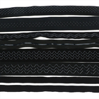 1.5cm Breiten-Schwarz-elastisches Band/unzerbrechliche Gummibands für BH-Unterwäsche